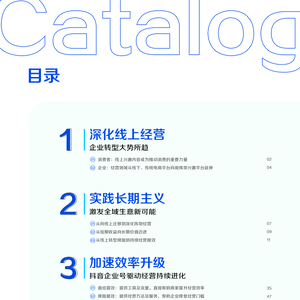 抖音企業(yè)經(jīng)營提效指南