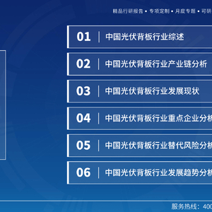 2023年中國光伏背板產(chǎn)業(yè)現(xiàn)狀及發(fā)展趨勢研究報(bào)告