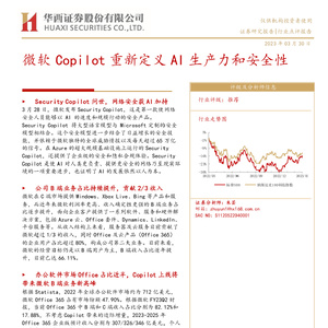 计算机-微软Copilot重新定义AI生产力和安全性