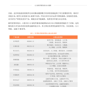 12家软件服务商ESG窥探
