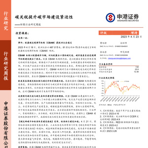 碳关税提升碳市场建设紧迫性