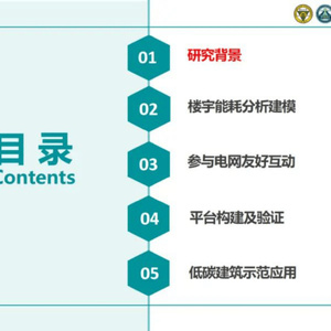 面向新型电力系统的建筑元胞低碳友好互动技术研究