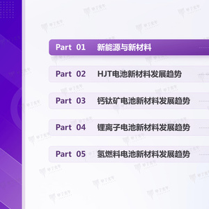 2023新能源电池材料发展概览报告