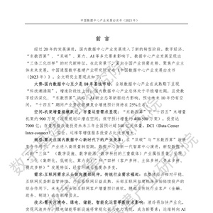 中国数据中心产业发展白皮书