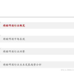 2023年精酿啤酒行业研究报告-从1到N，探索啤酒