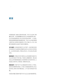 中国汽车行业企业组织变革转型之路（2023）