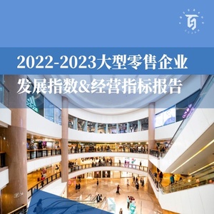 中国百货商业协会：2022-2023大型零售企业发展指数&经营指标报告 ...