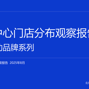 2025年國產(chǎn)運(yùn)動(dòng)品牌購物中心布局報(bào)告
