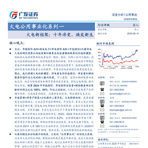 2025年火電公用事業(yè)化研究報(bào)告