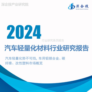 2024年汽車輕量化材料行業(yè)研究報告