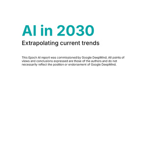 2030年人工智能AI發(fā)展研究報(bào)告