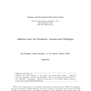 2025年美聯(lián)儲(chǔ)通脹研究報(bào)告