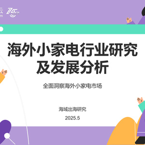 2025年海外小家電行業(yè)研究報(bào)告