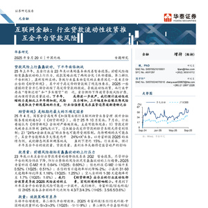 2025年多元金融行業(yè)互聯(lián)網(wǎng)金融研究報(bào)告