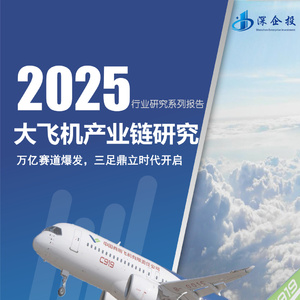 2025年大飛機(jī)產(chǎn)業(yè)鏈研究報(bào)告