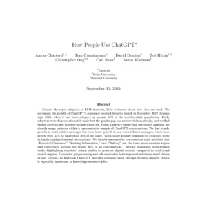 2025年全球ChatGPT使用行為研究報告