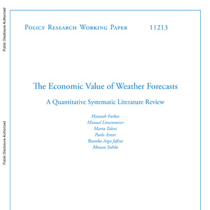 2025年天氣預(yù)報經(jīng)濟價值研究報告
