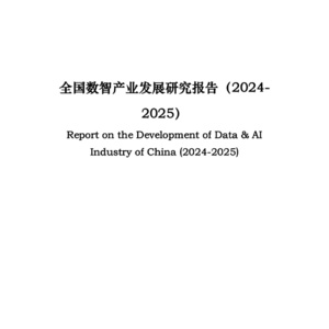 2024-2025年全國數(shù)智產(chǎn)業(yè)發(fā)展研究報告