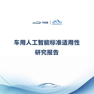 2025年車用人工智能標(biāo)準(zhǔn)適用性研究報告