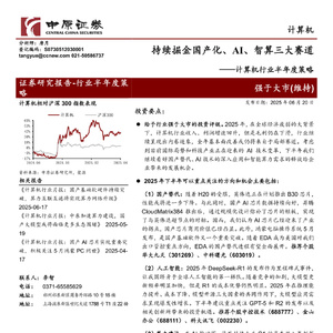 2025年計算機行業(yè)半年度策略