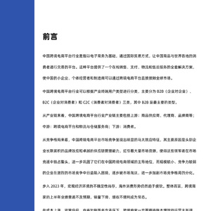 2023年跨境电商行业深度研究报告
