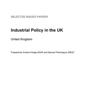 2025年英国产业政策研究报告