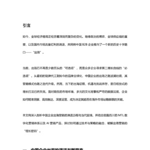 2025年B2B企业跨境出海白皮书