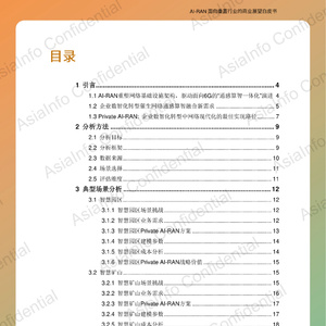 2025年AI-RAN垂直行业商业展望白皮书