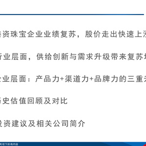 2025年黄金珠宝行业专题报告