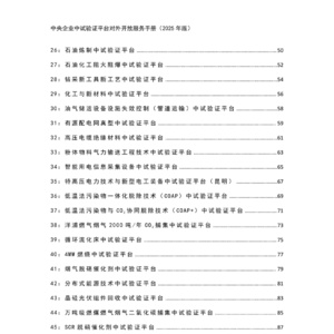 2025年中央企业中试平台指南