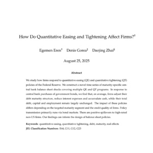 2025年全球量化宽松政策对企业影响研究报告