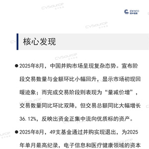 2025年中国并购市场月度报告