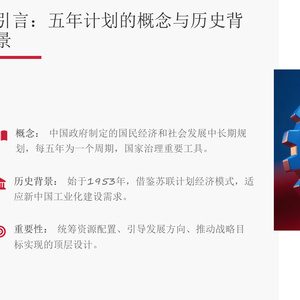 2025年中国五年计划发展研究报告
