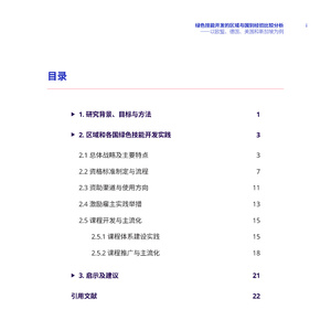 2025年绿色技能开发国际经验报告