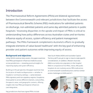 2025年澳大利亚药品改革协议研究报告