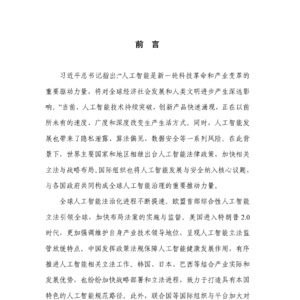 2025年人工智能法律政策研究报告