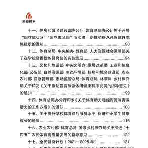 2025年体育领域政策汇编报告